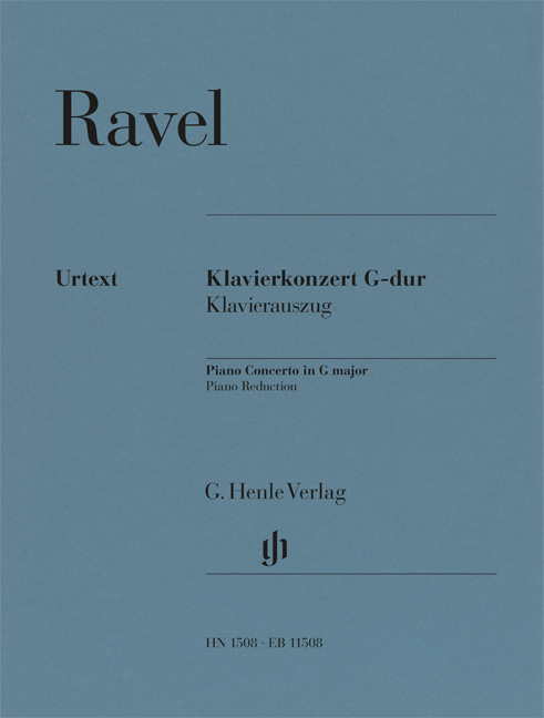 Ravel, Maurice - KLAVIERKONZERT G-DUR - KLAVIERAUSZUG