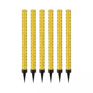 Arany színű tortatűzijáték, 18 cm - 6 db