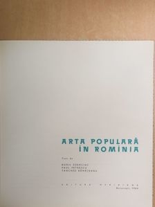 Boris Zderciuc - Arta Populara in Rominia [antikvár]
