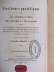 P. Josephus Schneider - Lectiones quotidianae de Vita, Honestate et Officiis Sacerdotum et Clericorum [antikvár]