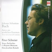 Bach - ARIEN AUS GEISTLICHEN KANTATEN CD PETER SCHREIER