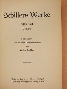 Friedrich Schiller - Schillers Werke 1-2. (gótbetűs) [antikvár]