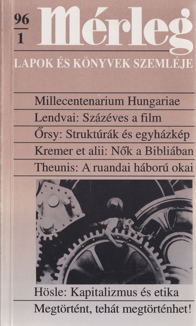 Boór János - Mérleg 1996/1 [antikvár]