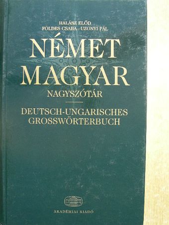 Földes Csaba - Német-magyar nagyszótár [antikvár]