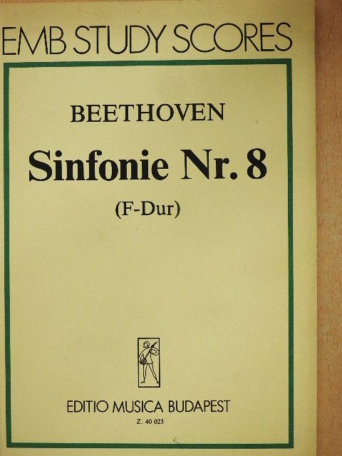 Ludwig van Beethoven - Sinfonie Nr. 8 (F-Dur) [antikvár]