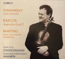 STRAVINSKY, BARTÓK, MARTINU - VIOLIN CONCERTO CD HRUSA