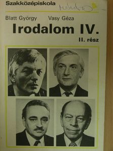 Blatt György - Irodalom IV./II. [antikvár]