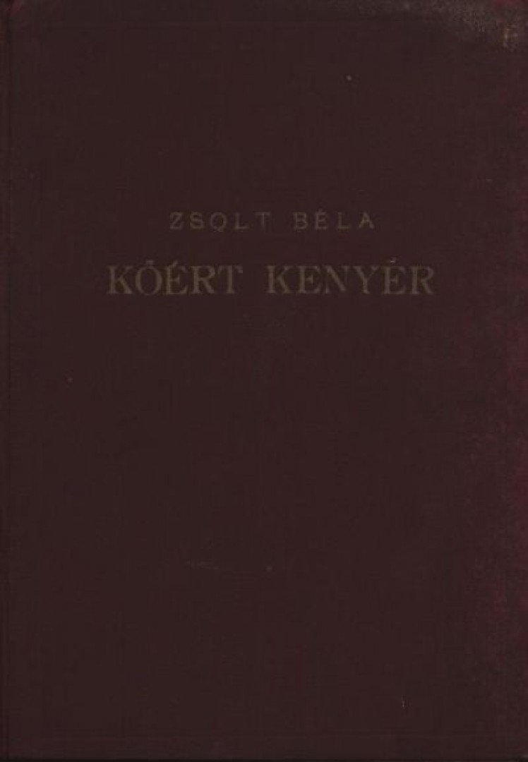 ZSOLT BÉLA - Kőért kenyér [antikvár]