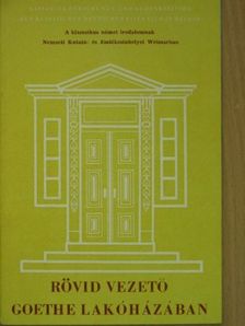 Alexander Leepin - Rövid vezető Goethe lakóházában [antikvár]