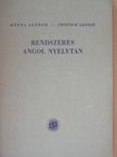 Kónya Sándor - Rendszeres angol nyelvtan [antikvár]