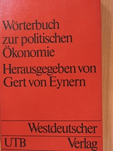 Wörterbuch zur politischen Ökonomie [antikvár]