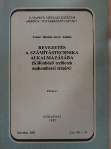 Benkő Tiborné - Bevezetés a számítástechnika alkalmazásába [antikvár]
