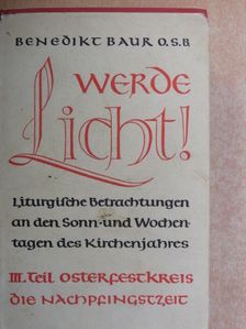 Benedikt Baur O.S.B. - Werde Licht! III. [antikvár]
