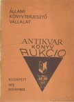 Antikvár könyvek katalógusa VI. [antikvár]