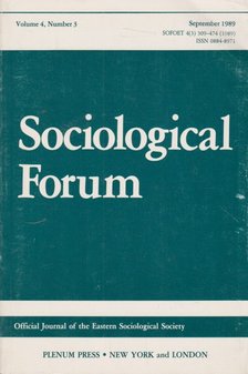 Sociological Forum 1989/3. [antikvár]