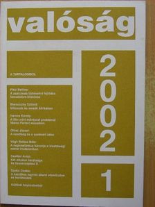 Balassa Zoltán - Valóság 2002. január [antikvár]