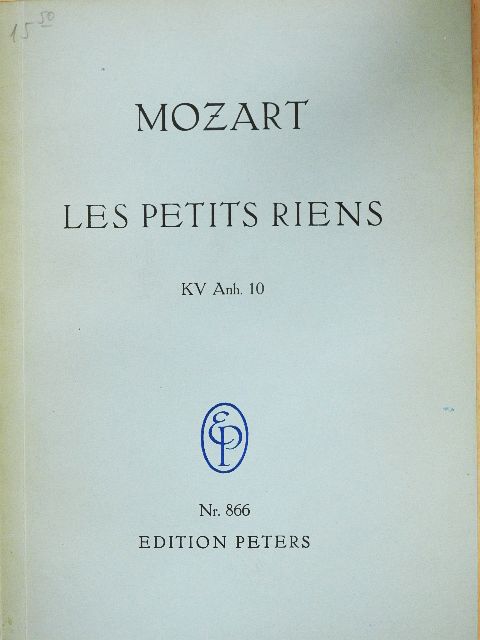 W. A. Mozart - Les petits riens [antikvár]
