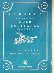 Kaballa [antikvár]