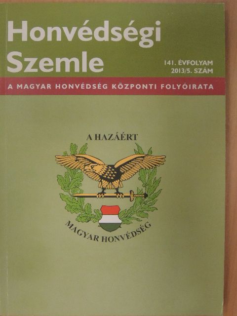 Benkő Tibor - Honvédségi Szemle 2013. szeptember [antikvár]