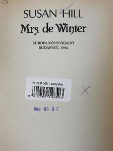 Susan Hill - Mrs. de Winter [antikvár]