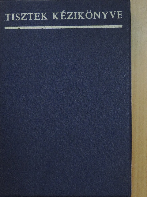 Both Jenő - Tisztek kézikönyve [antikvár]