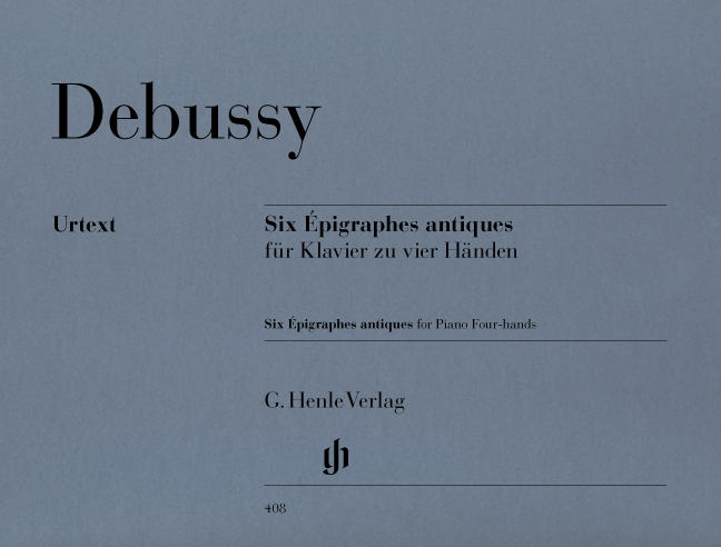 DEBUSSY - SIX ÉPIGRAPHES ANTIQUES FÜR KLAVIER ZU VIER HAENDEN URTEXT