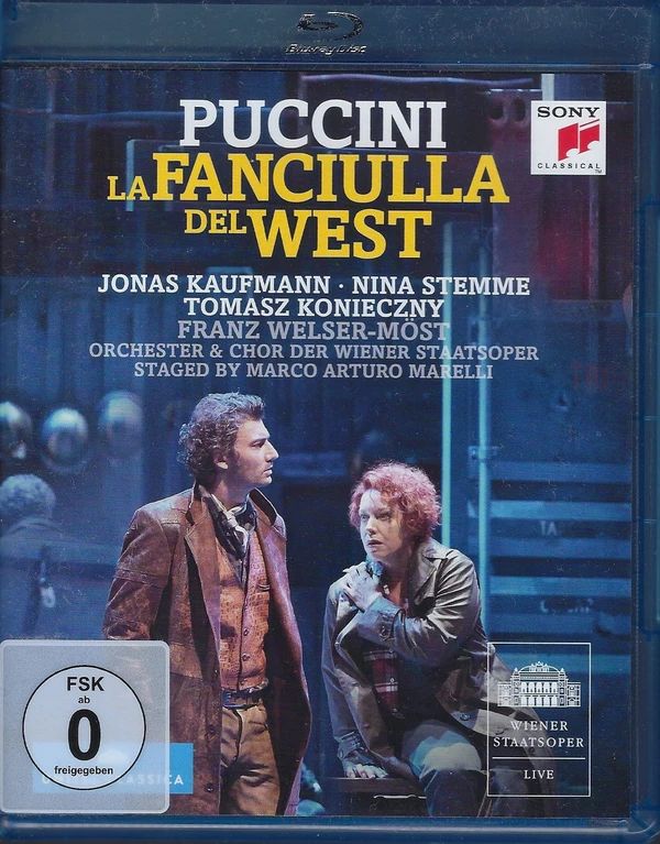 Puccini - LA FANCIULLA DEL WEST BLU-RAY - KAUFMANN -