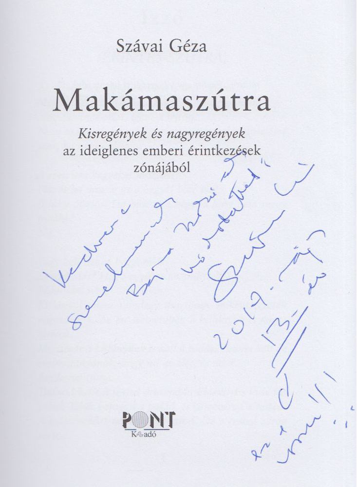 Szávai Géza - Makámaszútra (Dedikált) [antikvár]