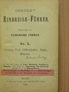 Gerold's Rundreiseführer X. [antikvár]