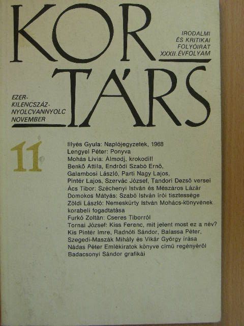 Ács Tibor - Kortárs 1988. november [antikvár]