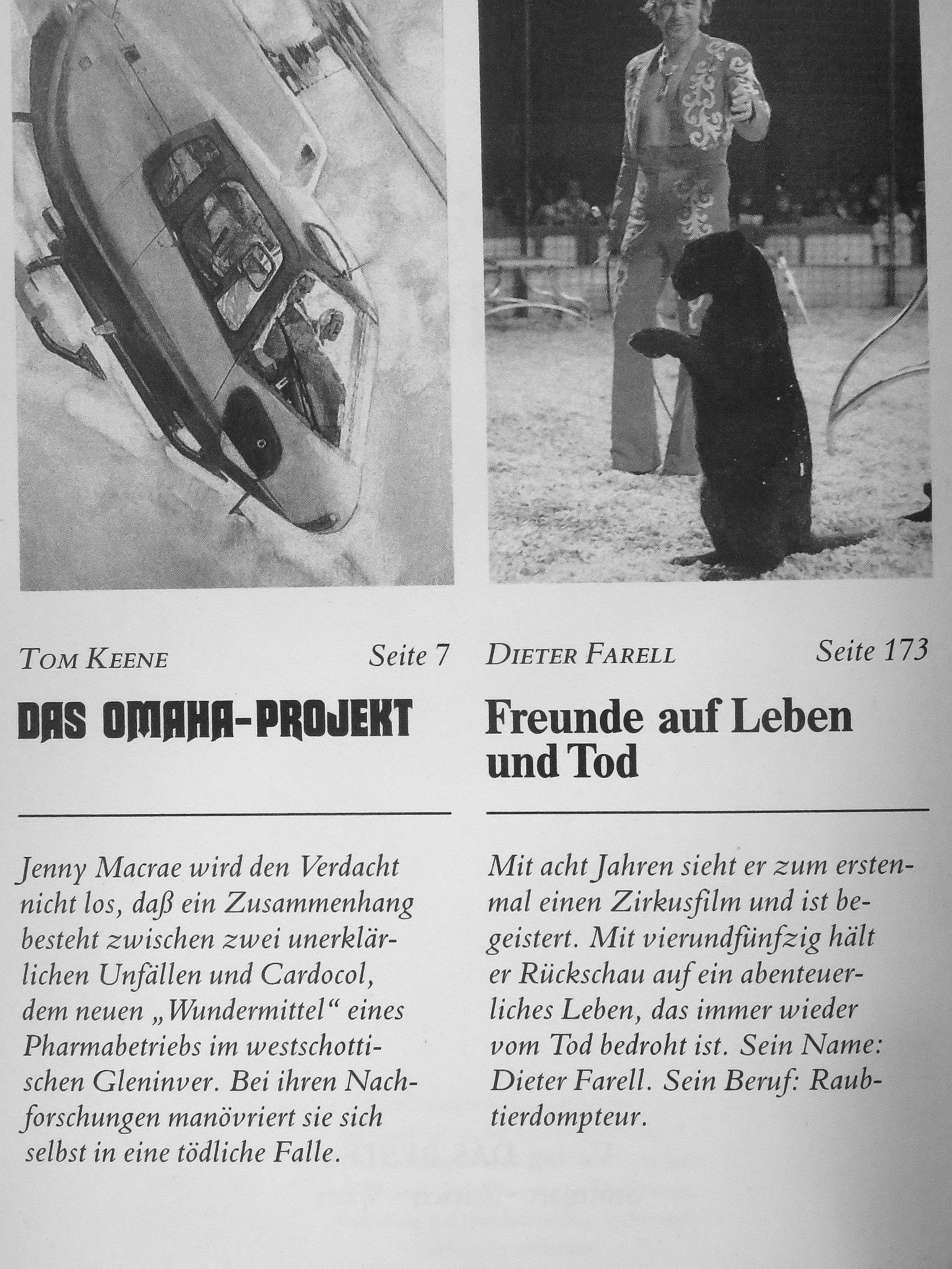 Dieter Farell - Das Omaha-Projekt/Freunde auf Leben und Tod/Blumen im Fluss/Aufzeichnungen eines Unsichtbaren [antikvár]