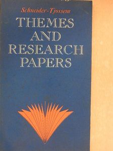 Ben R. Schneider, Jr. - Themes and Research Papers [antikvár]