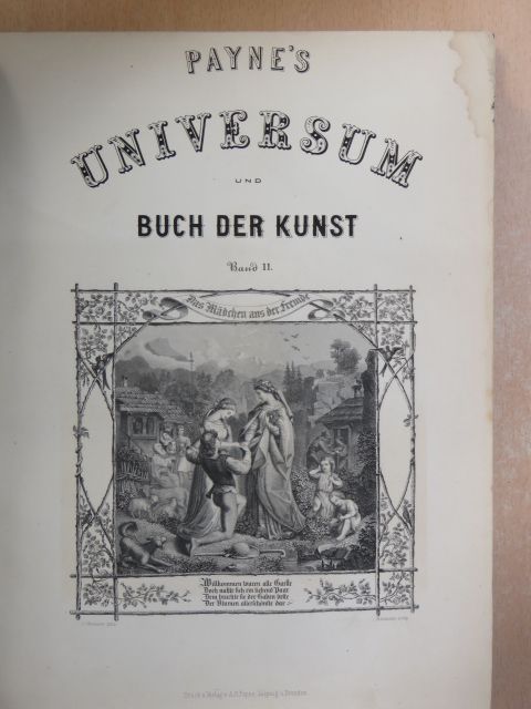 Payne's Universum und Buch der Kunst 11. (gótbetűs) [antikvár]