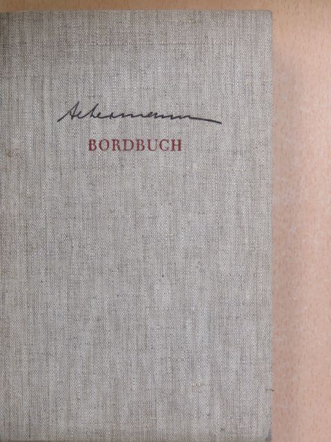Walter Ackermann - Bordbuch [antikvár]