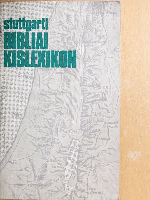 Gerhard Zieler - Stuttgarti bibliai kislexikon [antikvár]