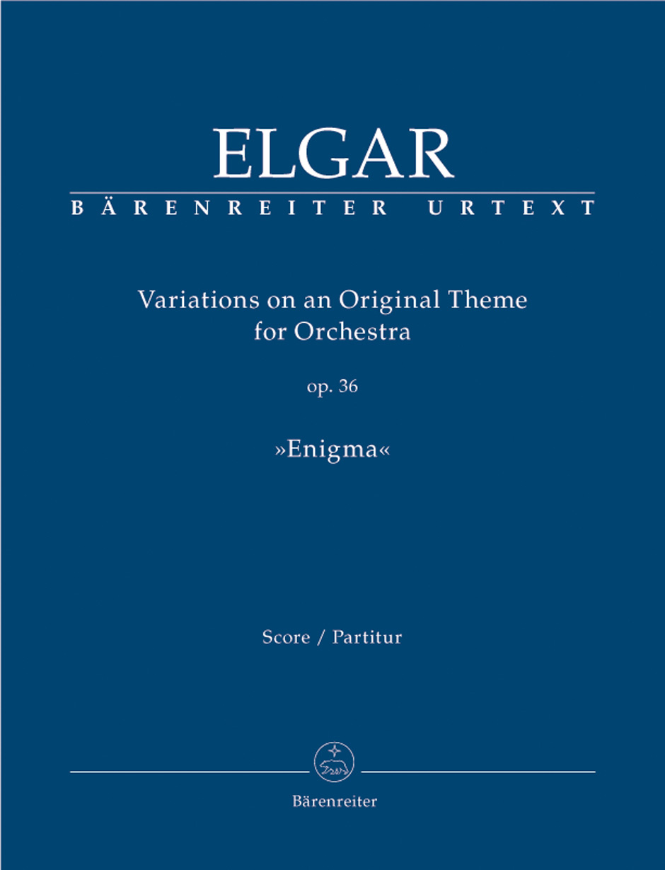 ELGAR - VARIARIONS ON AN ORIGINAL THEME FOR ORCHESTRA OP.36 "ENIGMA", PARTITUR