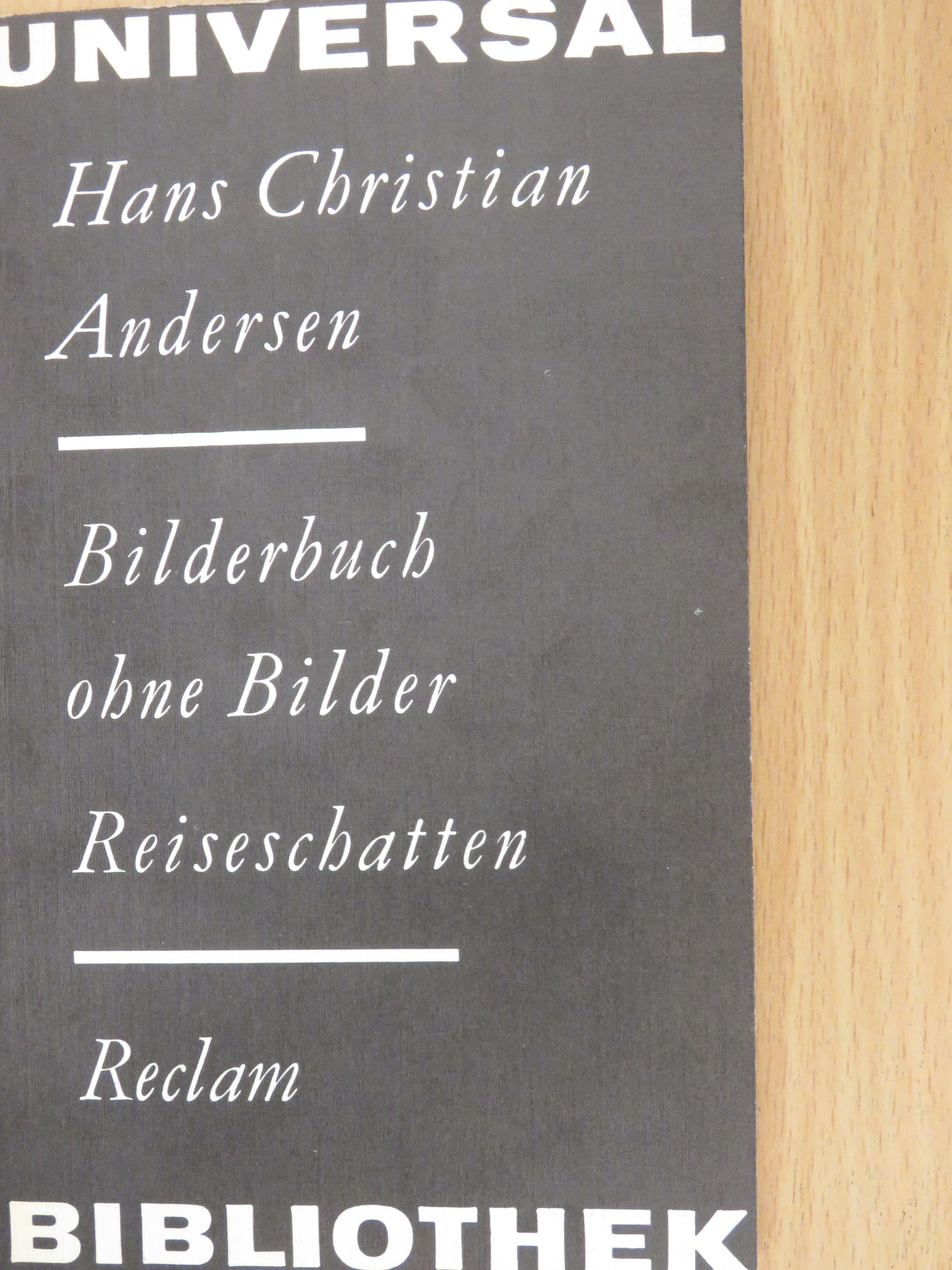 Hans Christian Andersen - Bilderbuch ohne Bilder [antikvár]