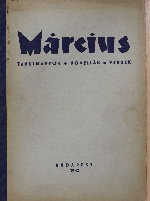 Benjámin László - Március [antikvár]