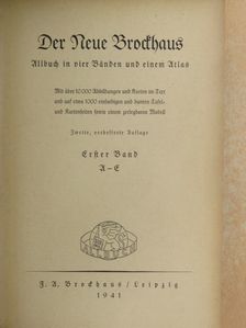 Der Neue Brockhaus I. (gótbetűs) [antikvár]