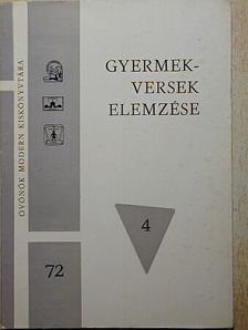Elek László - Gyermekversek elemzése 4. [antikvár]