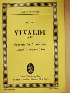 Antonio Vivaldi - Concerto for 2 Trumpets and Strings Orchestra [antikvár]