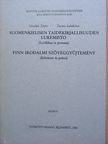 Gombár Endre - Finn irodalmi szöveggyűjtemény/Suomenkielisen taidekirjallisuuden lukemisto [antikvár]