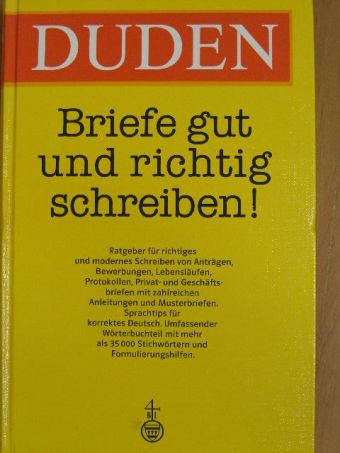 Duden - Briefe gut und richtig schreiben! [antikvár]