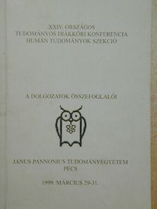 A dolgozatok összefoglalói [antikvár]