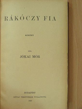 Jókai Mór - Rákóczy fia [antikvár]