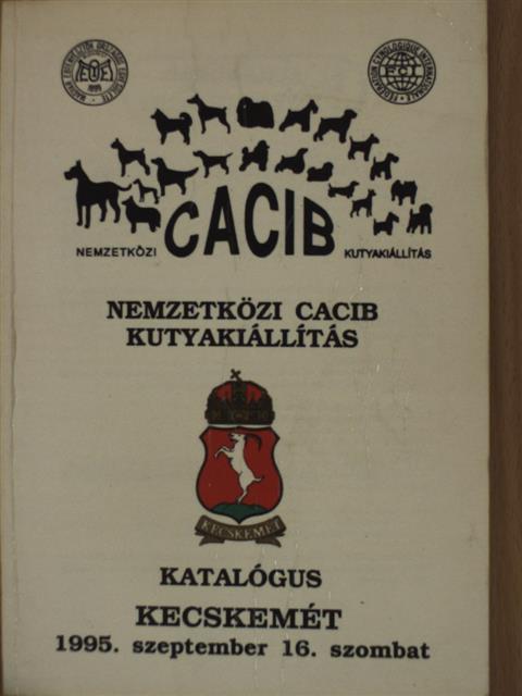 Nemzetközi CACIB Kutyakiállítás 1995. szeptember 16. [antikvár]