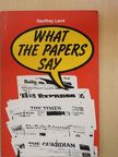 Geoffrey Land - What the papers say [antikvár]