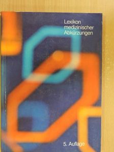 Lexikon medizinischer Abkürzungen [antikvár]