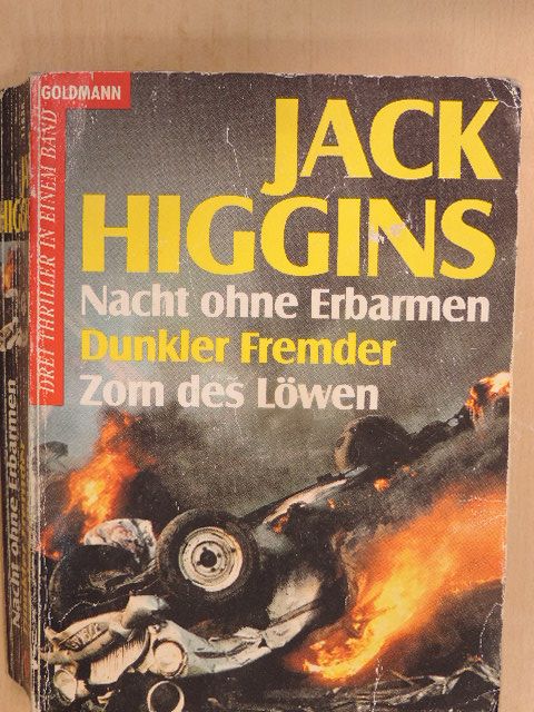 Jack Higgins - Nacht ohne Erbarmen/Dunkler Fremder/Zorn des Löwen [antikvár]