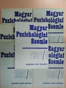 Aczél György - Magyar Pszichológiai Szemle 1981/1-6. [antikvár]